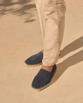 Suede Squared Toe Espadrilles - Men's Espadrilles | 