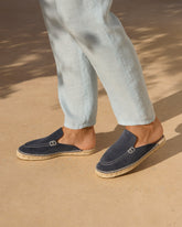 Suede Traveler Loafers Mules - Men's Espadrilles | 