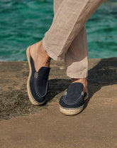 Suede Traveler Loafers Mules - Men's Espadrilles | 