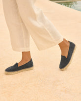 Suede Flat Espadrilles - Women's Espadrilles | 