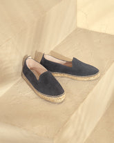 Suede Flat Espadrilles - Women's Espadrilles | 