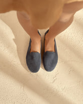 Suede Flat Espadrilles - Women's Espadrilles | 