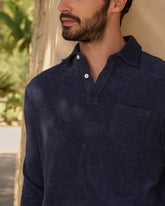 Organic Terry Cotton Antonello Polo Shirt - Men's Special Prices Clothing | 