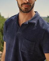 Organic Terry Cotton Olive Polo Shirt - Men's Special Prices | 