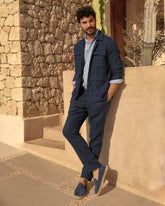 Irish Linen Savana Trousers - Men's Special Prices Clothing | 