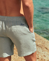 Washed Linen Malibu Shorts - Men's Pants | 