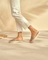 Suede Double Sole Slides - Women's Sandals | 
