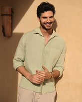 Washed Linen Panama Shirt | 