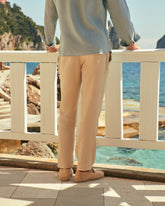 Washed Linen Venice Trousers - Men's Pants | 