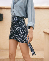 Printed Silk Lipso Skirt | 