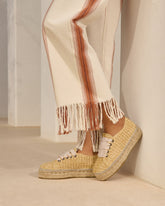 Raffia Lace-Up Espadrilles - Women's Special Prices | 
