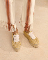 Raffia Lace-Up Espadrilles - Women's Special Prices | 