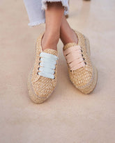 Raffia Lace-Up Espadrilles - Women's Special Prices | 