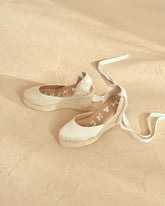 Satin Wedge Espadrilles - Love Bridal Collection | 