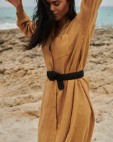 Linen Portofino Dress - Women's Special Prices Clothing | 