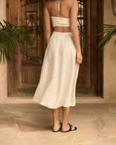 Linen Cordoba Skirt - Women's Special Prices Clothing | 