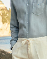 Woven Linen Positano Shorts - Men's Pants | 