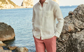 Washed Linen Panama Shirt - Men's Shirt | 