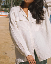 Linen Valparaiso Shirt - L16VP - Eggnog | 