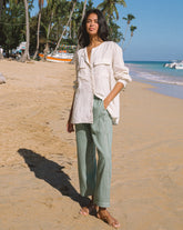 Linen Valparaiso Shirt - Women's Special Prices Clothing | 