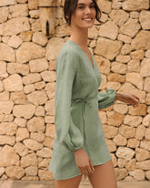 Linen Caracas Dress - Women's Special Prices Clothing | 