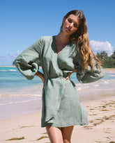 Linen Caracas Dress - Women's Special Prices Clothing | 