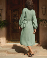 Linen Galapagos Dress - Women's Special Prices Clothing | 