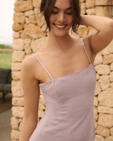 Linen San Sebastian Dress - Women's Special Prices Clothing | 