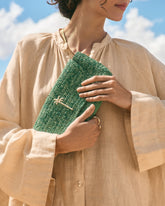 Raffia Pouch Bag - Women's Bags | 
