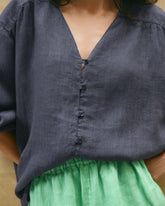 Linen Monterey Shirt - Women's Top & Shirts | 