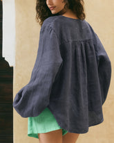 Linen Monterey Shirt - Women's Top & Shirts | 