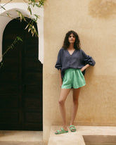 Linen Monterey Shirt - Women's Top & Shirts | 