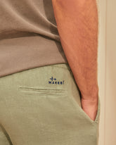 Woven Linen Malibu Shorts - Men's Pants | 