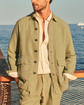 Woven Linen Sahara Linen Jacket - Men's Jackets | 