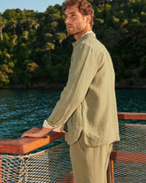 Woven Linen Sahara Linen Jacket - Men's Jackets | 