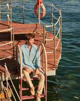 Woven Linen Milano Trousers - Men's Pants | 