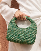 Raffia Halfmoon Bag - Bags & Accessories | 