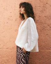 Linen Paros Shirt - Women's Top & Shirts | 