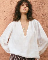 Linen Paros Shirt - Women's Top & Shirts | 
