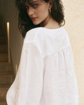 Linen Monterey Shirt - Women's Top & Shirts | 