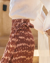 Printed Linen Naxos Skirt | 