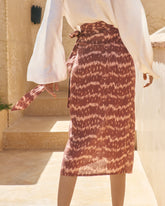 Printed Linen Naxos Skirt | 
