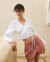 Linen Avila Top - Women's Top & Shirts | 