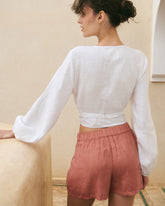 Linen Avila Top - Women's Top & Shirts | 