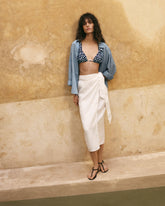 Linen Naxos Skirt - Women's Skirts | 