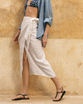 Linen Naxos Skirt - Women's Skirts | 