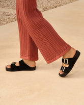 Suede Nordic Sandals - Women's Special Prices | 