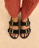 Suede Nordic Sandals - Women's Special Prices | 