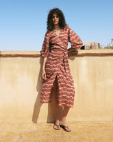 Printed Linen Almeria Dress | 