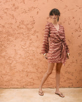 Printed Linen Tarifa Dress - Women's Special Prices Clothing | 